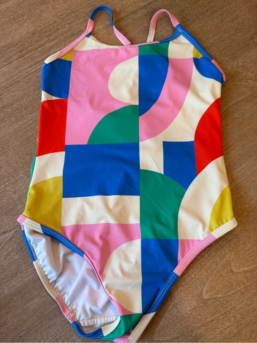 Hanna Andersson GirlsGeometric One-Piece Swimsuit - size 13